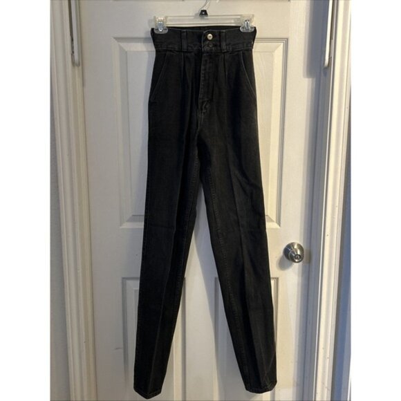 VTG Wrangler Women's Denim Black Jeans NA69BK 3x36‎ Western Cowgirl - Picture 1 of 8